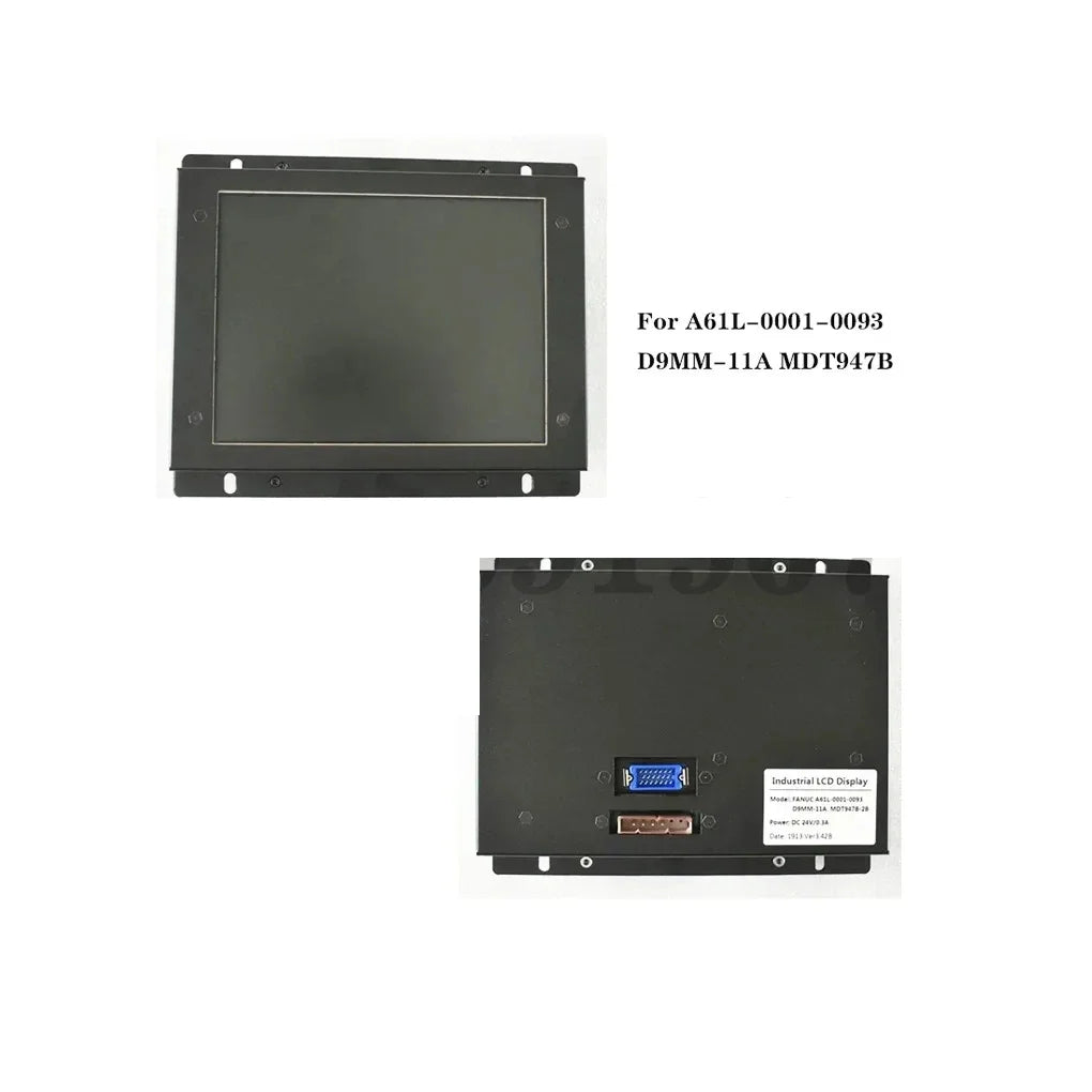CNC Industrial LCD Display Monitor For Replacing FANUC 9" Old CRT A61L-0001-0093 D9MM-11A MDT947B-2B A61L-0001-0095 D9CM-01A