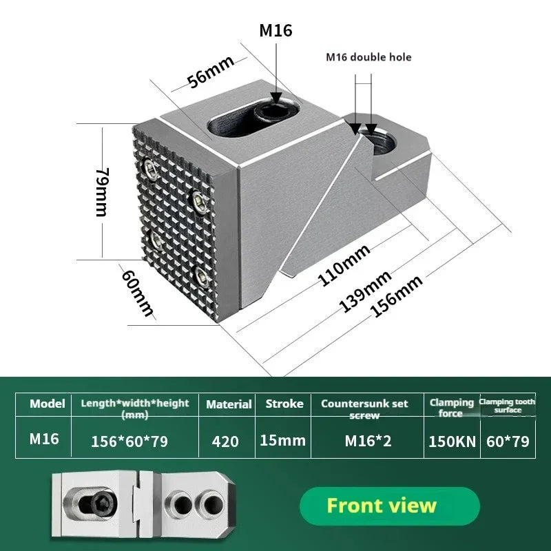 Bench Vice Workholding Fixturing CNC Side Fixture Clamp Fixed Precision Fixtures Clamping OK Vise Vice Frog Clamps Flat End