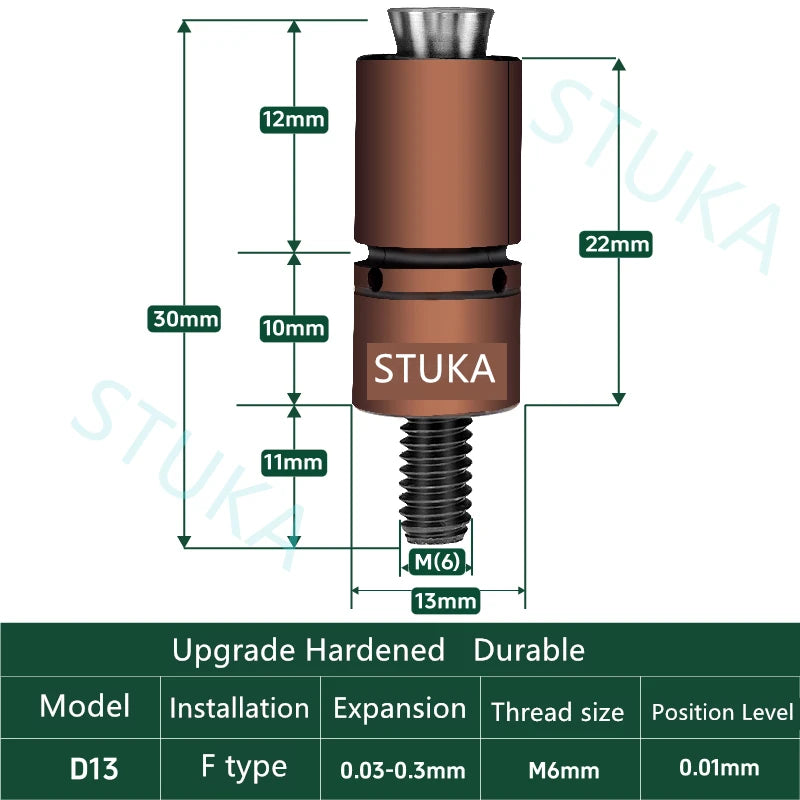 Stuka CNC Inner Diameter Expansion Pin Quick Locating Inner Support Chuck Inner Hole Expansion Fixture for Moulds