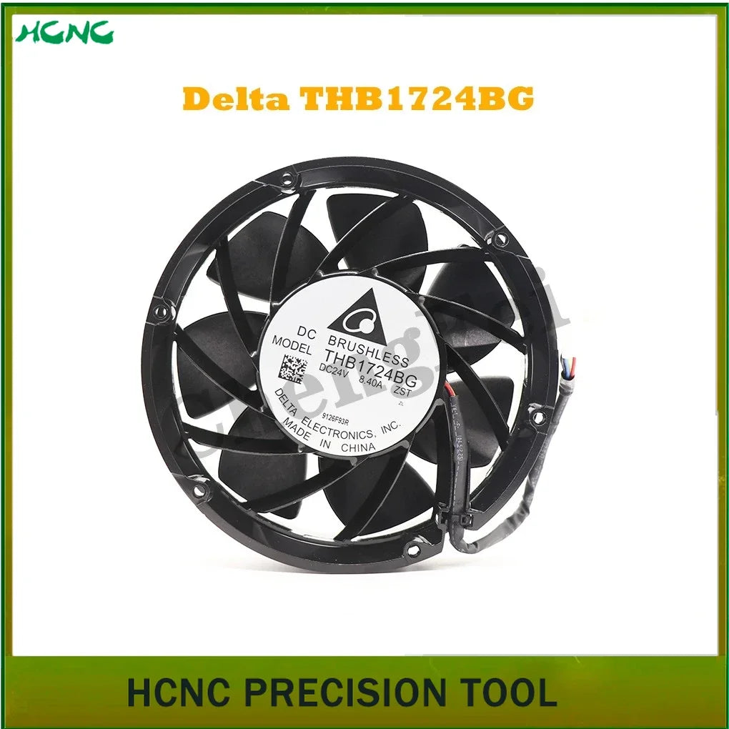 ABB Inverter Fan CNC Delta THB1724BG ACS880 R9 17cm 17251 24V 8.40A 8000RPM Ball Bearing