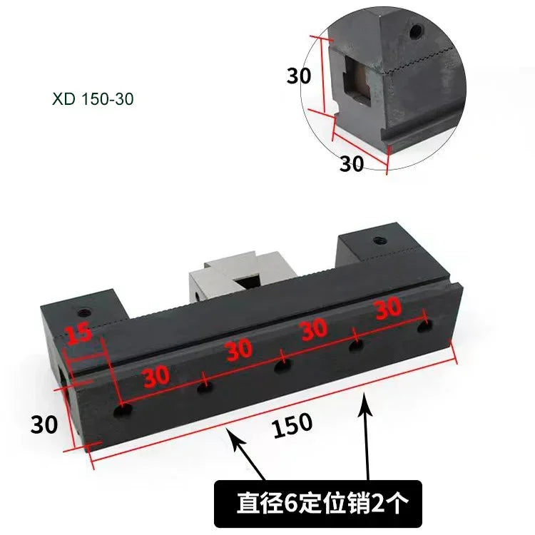 Double-Sided Multi-Station Side-By-Side Fixed Precision Locking Mode CNC Precision OK Vise CNC Machining Center