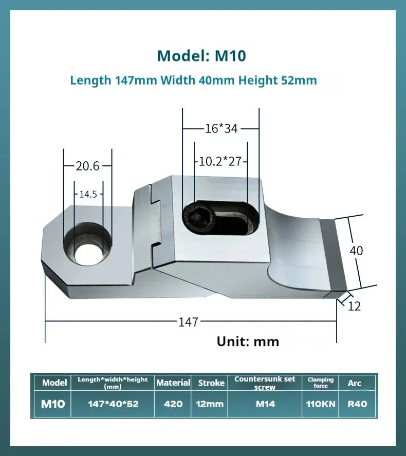 Bench Vice Workholding Fixturing CNC Side Fixture Clamp Fixed Precision Fixtures Clamping OK Vise Vice Frog Clamps Flat End