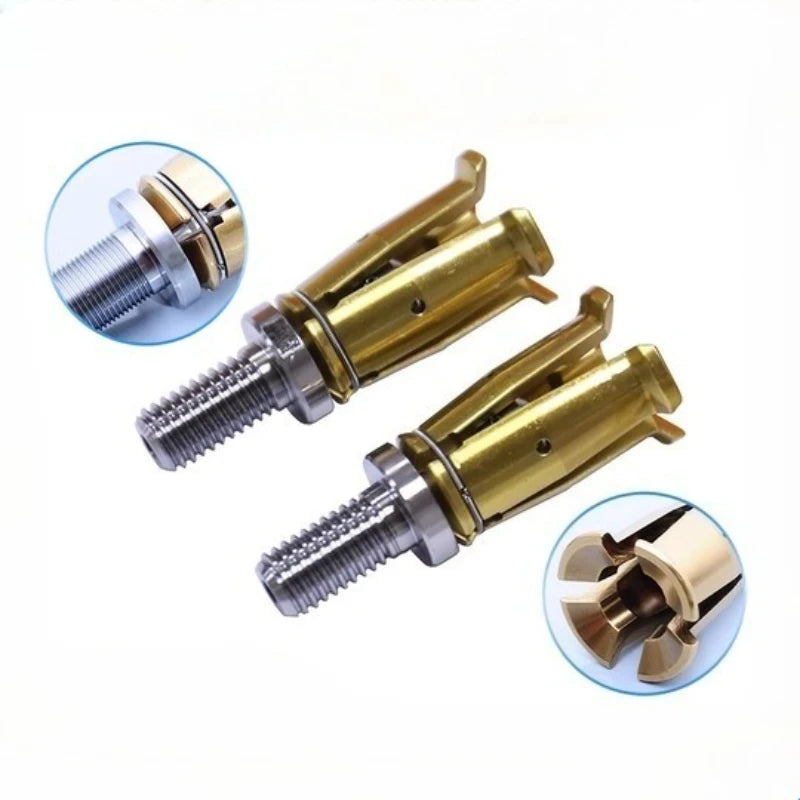 BT30 BT40 45 Degrees Gripper External Internal Threaded Spindle Claw Clamp 4 Petal Pull Claw