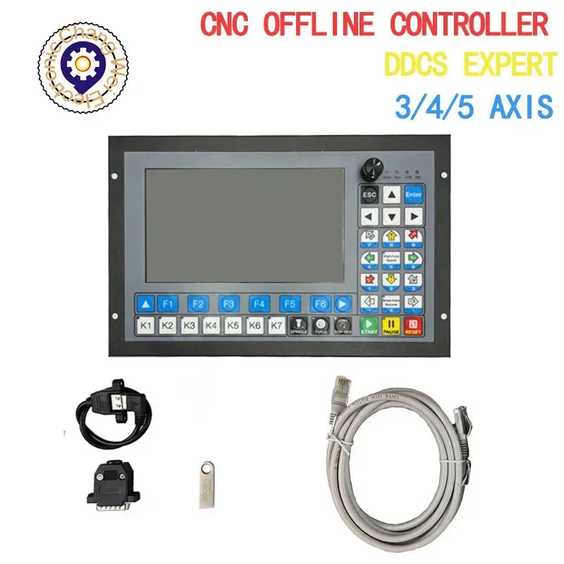 The Newly Updated 3/4/5 Axis Cnc Offline Controller Ddcs-expert Supports Tool Magazine/atc Stepping Drive Instead Of Ddcsv3.1