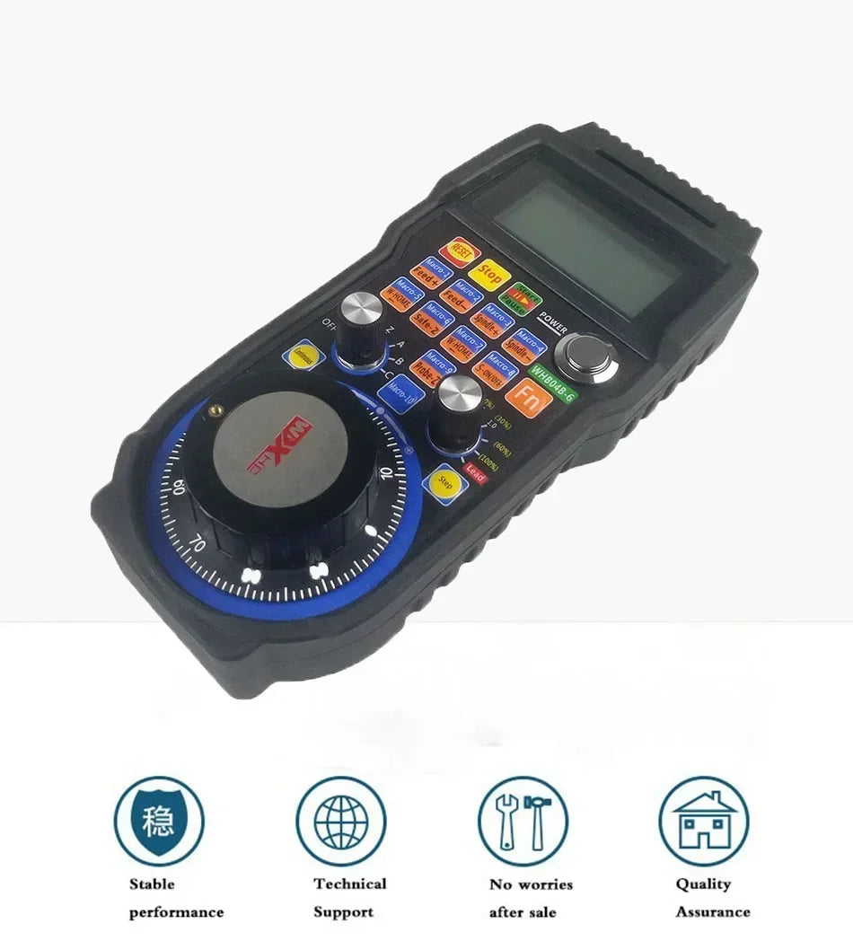 CNC Wireless 4/6axis Mach3 MPG Pendant Handwheel For MITSUBISHI FANUC LNC SYNTEC System WHB04B-4 WHB04B-6