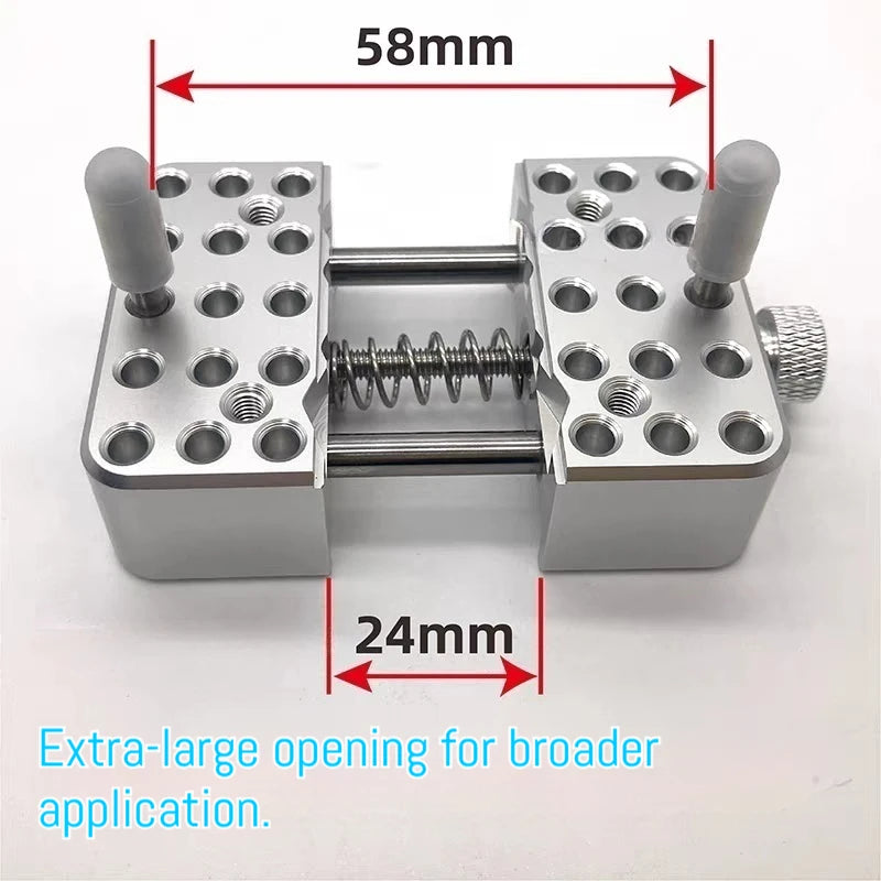 Universal Mini Drill Press Vise Clamp Table Bench Vise for Models Jewelry Watch Repairing Clip Doll DIY Sculpture Coloring Tool