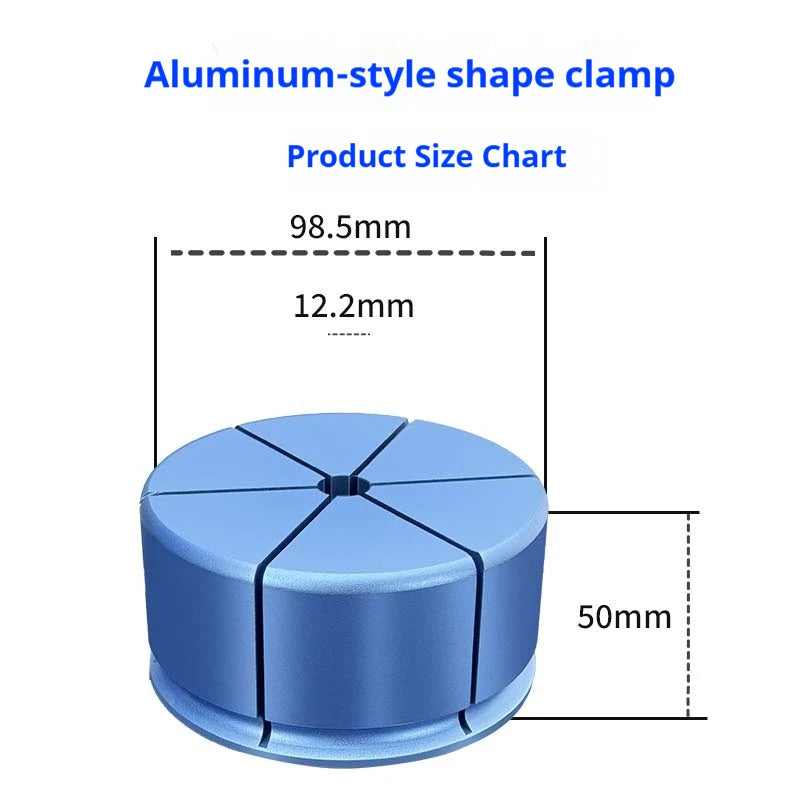ID OD Pneumatic Workingholding Clamps Workpiece Clamping Fixtures Clamp Any Shape Hold On External Internal Form For Machining