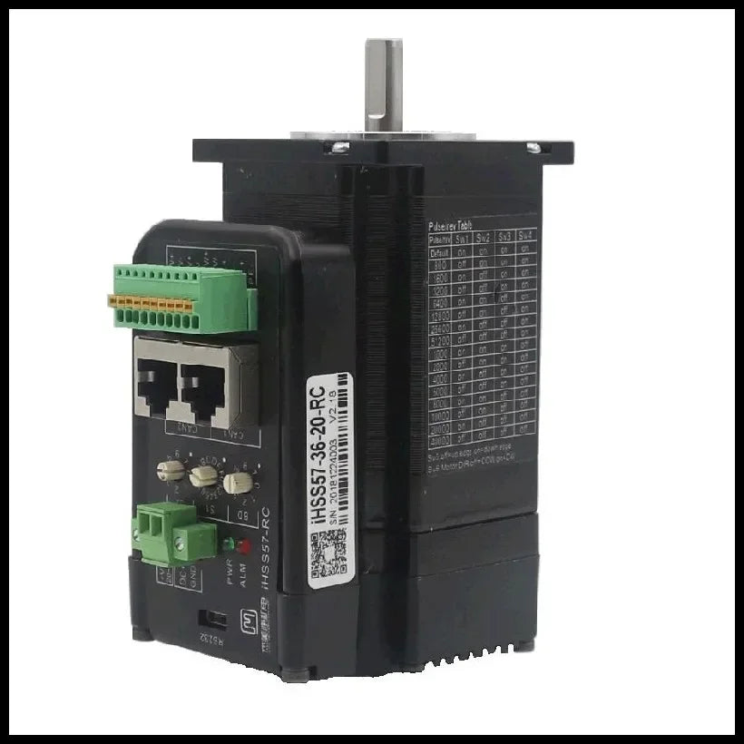 CNC JMC Nema 23 2-Phase 2Nm 4.5A Integrated CANopen RS485 Modbus-RTU Stepper Motor & Driver for CNC Machine Kits IHSS57-36-20-RC