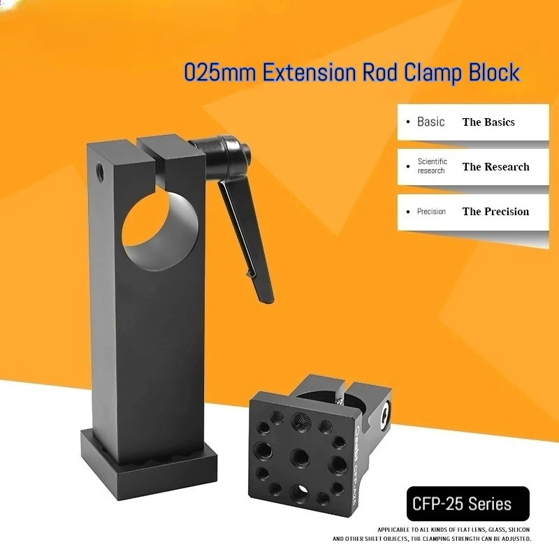 CFP-25 Series Ø 25mm Connecting Rod Clamp Block Cage Support Bracket Clamp Installation Bracket Connecting Rod Installation