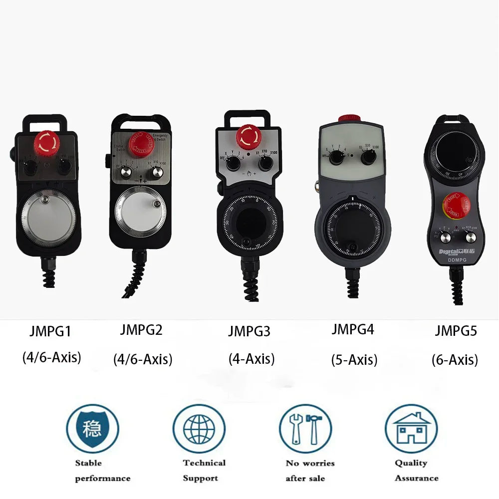 The CNC 4 Axis handwheel controller MPG Pendant,All Wiring isolated from MPG unit and provide a easy to install wiring diagram.