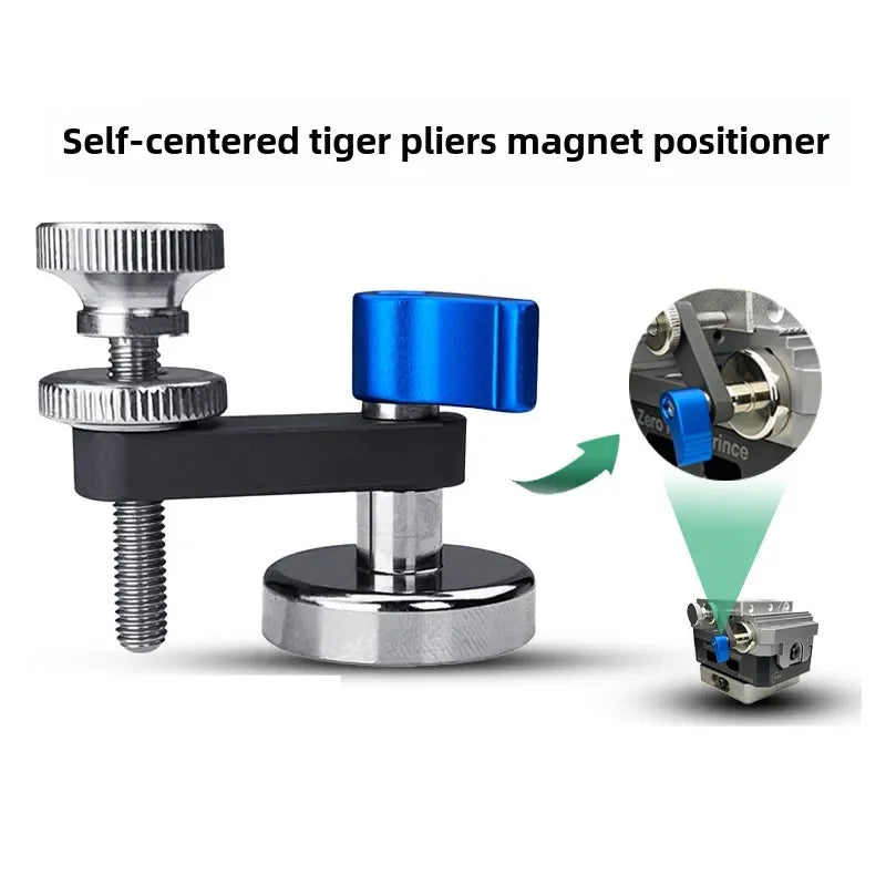 CNC Workpiece Locator Auxiliary Parallel Magnetic Suction Auxiliary Vise Vice Self Centering Vice Vise Magnet Locator Positioner