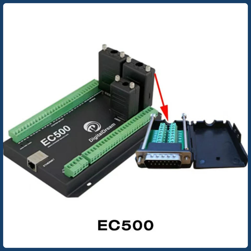 CNC Ethernet EC500 3/4/5/6 Axis upgrade Mach3 USB Motion Controller Control Card for milling machine