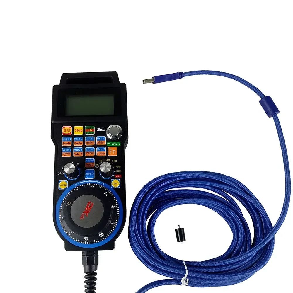 CNC Mach3 Controller Ethernet Breakout Board MKX-V Specialfication 3/4/6 axis+LHB04B-4/6 Wired handwheel 2000KHz