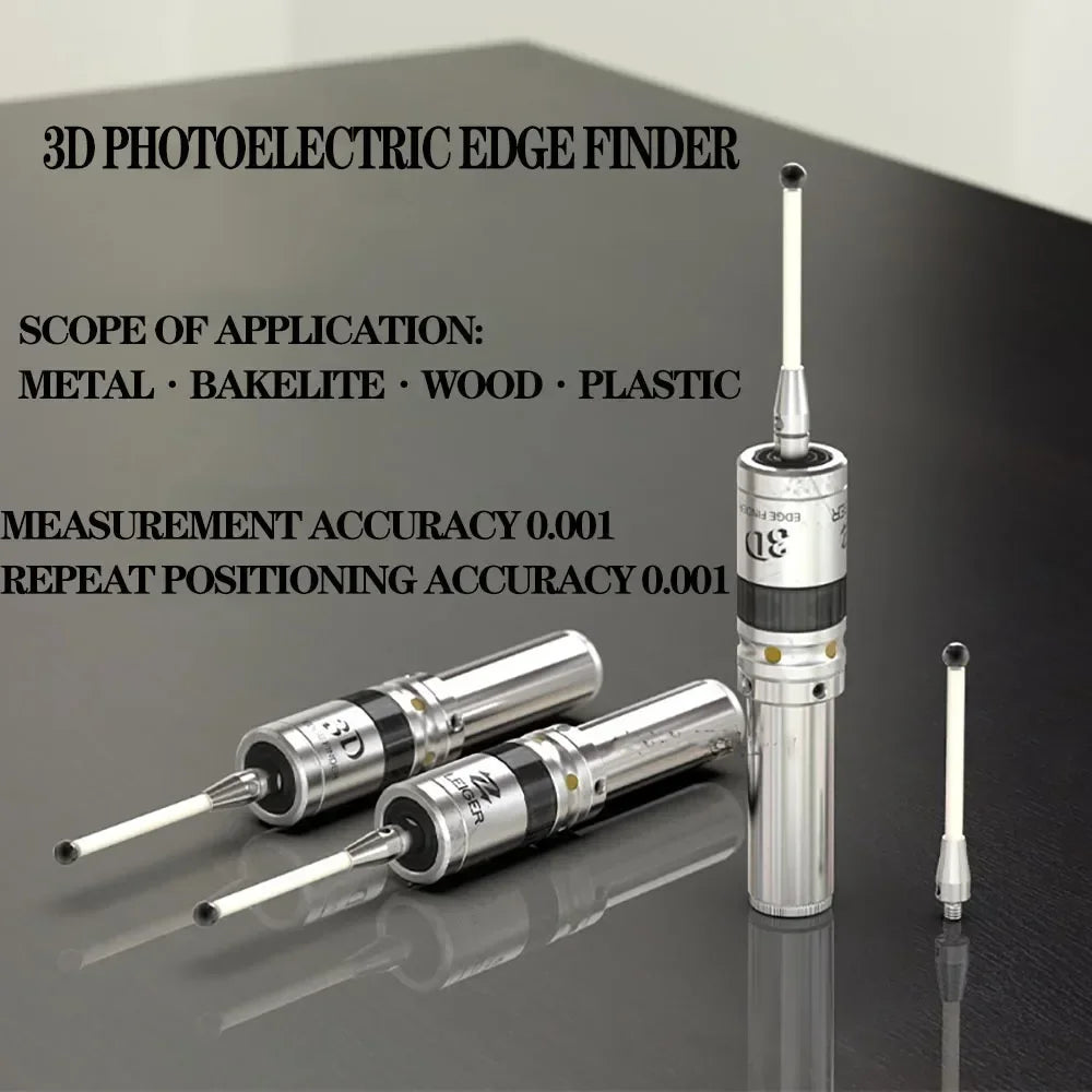 3D Light Edge Finder MMP25 CNC Electronic Mechanical Optical Milling Machine Probe Tool Digital Machine Photoelectric