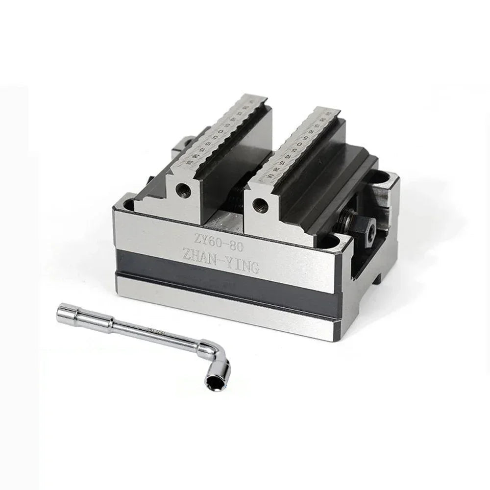 Precision ZY60-80 Four Axis Five Axis Turntable Fixture Self Centering CNC Vise CNC Machining Center Concentric Flat Nose Pliers