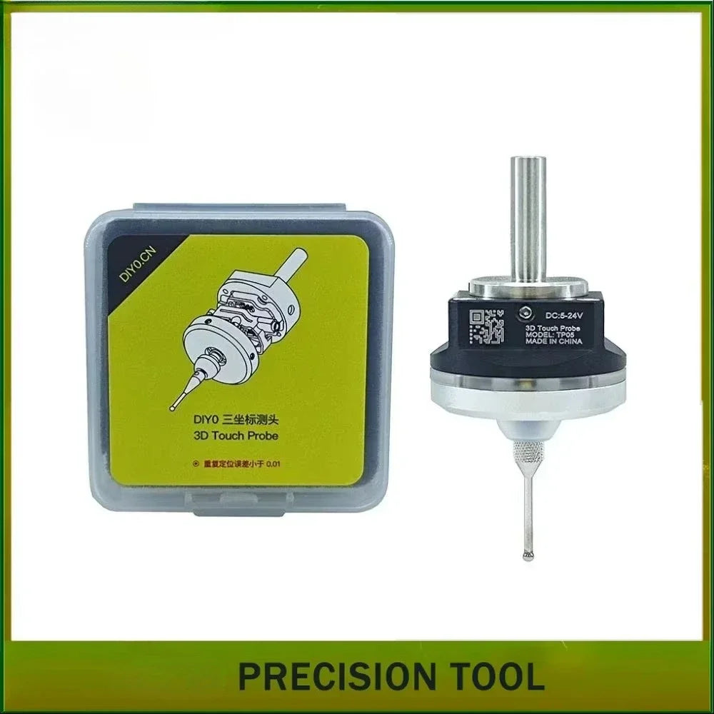 V6 Anti-roll 3D Touch Probe Edge Finder Finds The Center of The Desktop CNC Probe Compatible with Mach3 and Grbl
