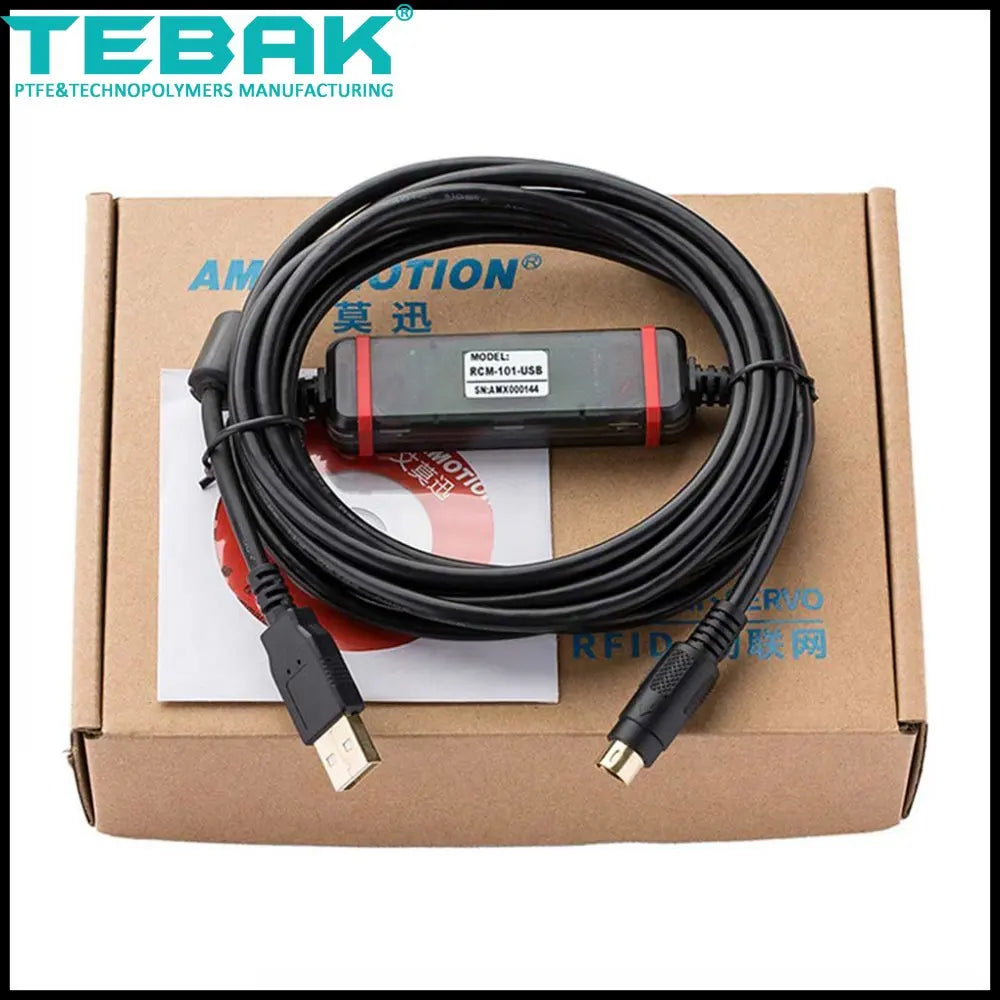CNC RCM-101-USB Programming Cable Suitable IAI Electirc Cylinder Driver ACON/PCON/SCON PLC Debugging Cable