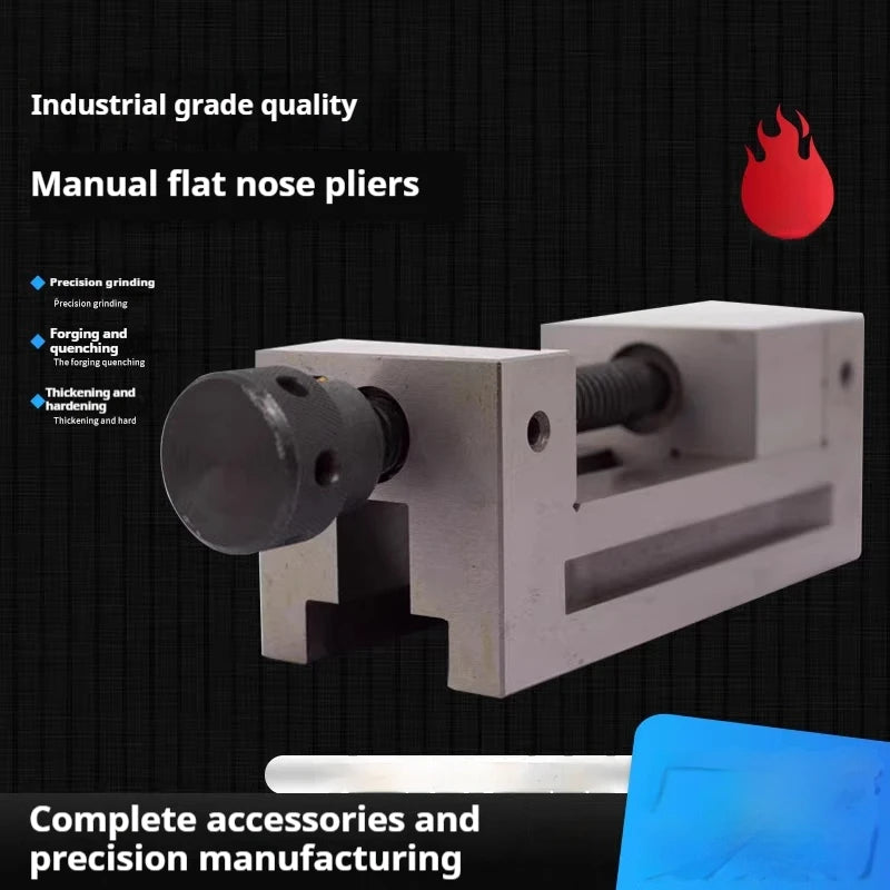 Precision Tool Maker QGG100 4 Inch CNC Vise Right Angle Mirror Grinder CNC Vise Grab Tong Surface Grinder Milling Machine