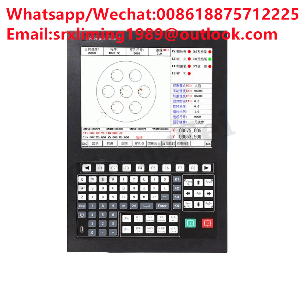 SF-5200S CNC plasma controller, 2-axis plasma cutting operating system, flame cutting motion controller