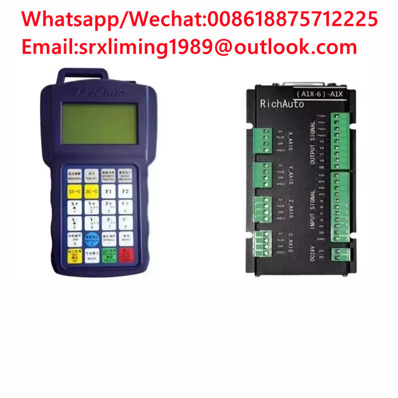 TEBAK RichAuto DSP CNC USB Offline Controller B11S B11E 3-Axis Handheld Motion Control System for Engraving and Milling Cutting