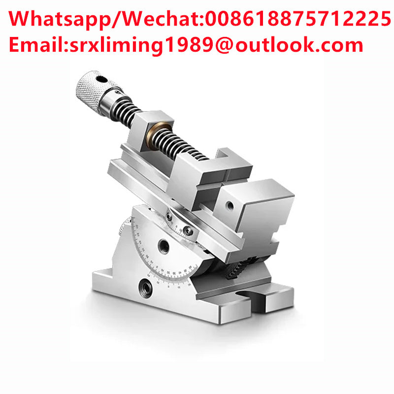 Universal Flat Jaw Precision Vise, Rotating vise,size 2 to 3 inches, 360° Rotation Adjustable angle, Vertical tilt up to 50°