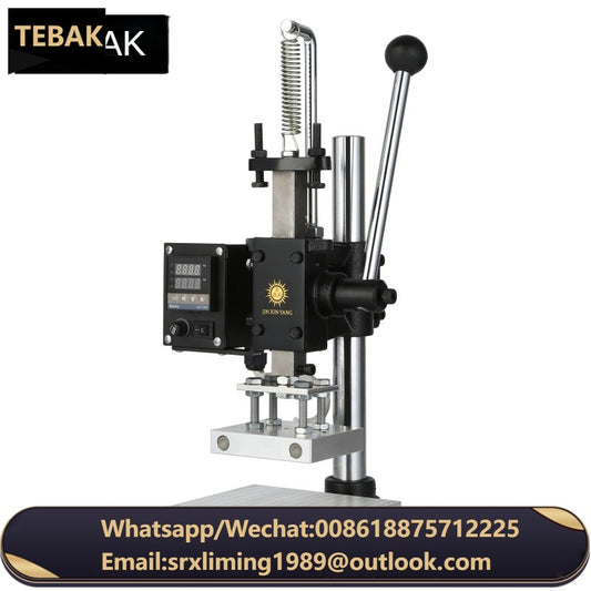 TEBAK Manual Leather Paper Wood Machine Heat Press Machine Letters Hot Foil Stamping Machine