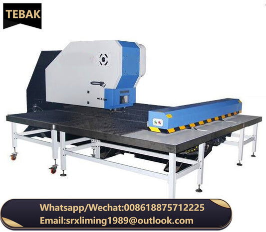 A Press Hole 1250*2500mm Big Working Area Sheet Metal Perforating Machine