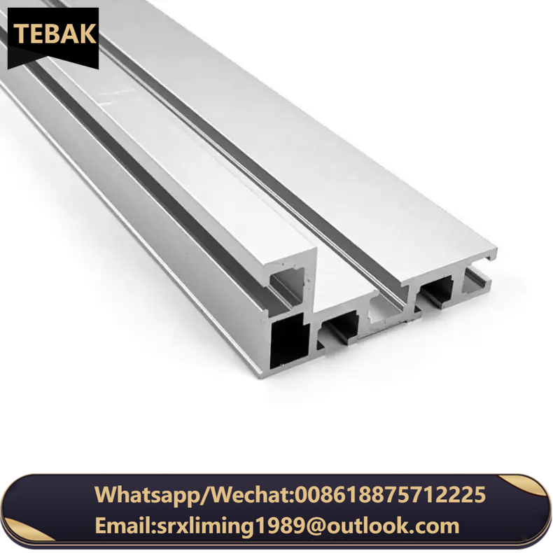 TEBAK Fence Fixture 75mm T Track Bandsaw Jig Miter Track Woodworking Table Saw Mini T Track Rail