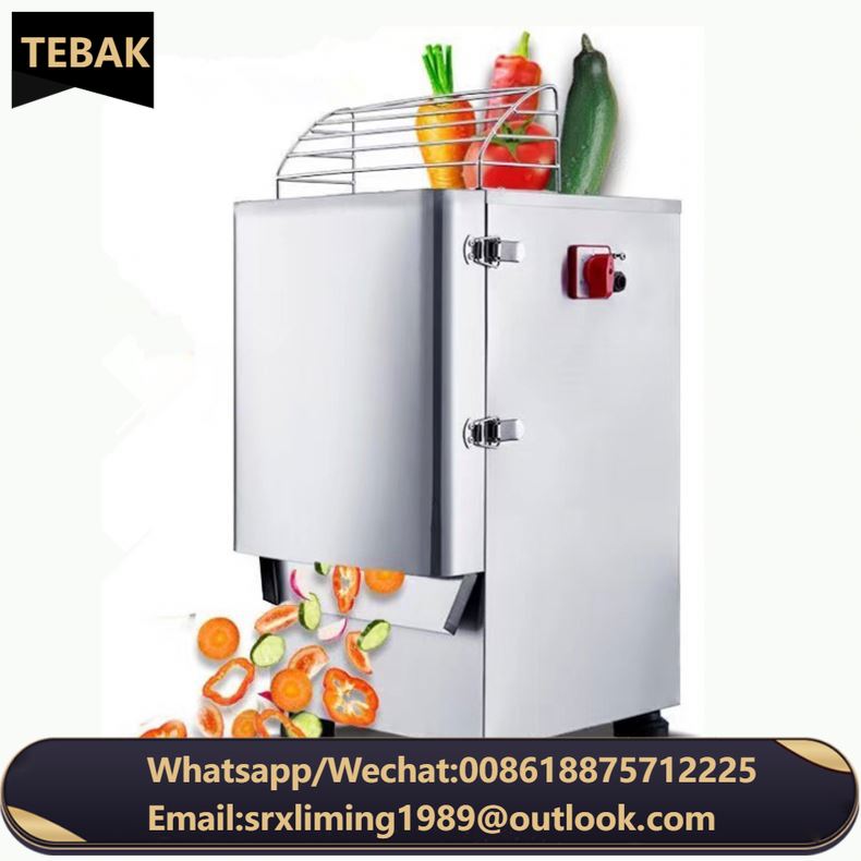 TEBAK French Fries Potato Chip Spiral Cutting Machine Vegetable Cutter Fruit Dicing Grinding Machine Food Chopper Slicer