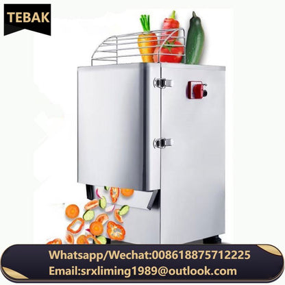 TEBAK French Fries Potato Chip Spiral Cutting Machine Vegetable Cutter Fruit Dicing Grinding Machine Food Chopper Slicer