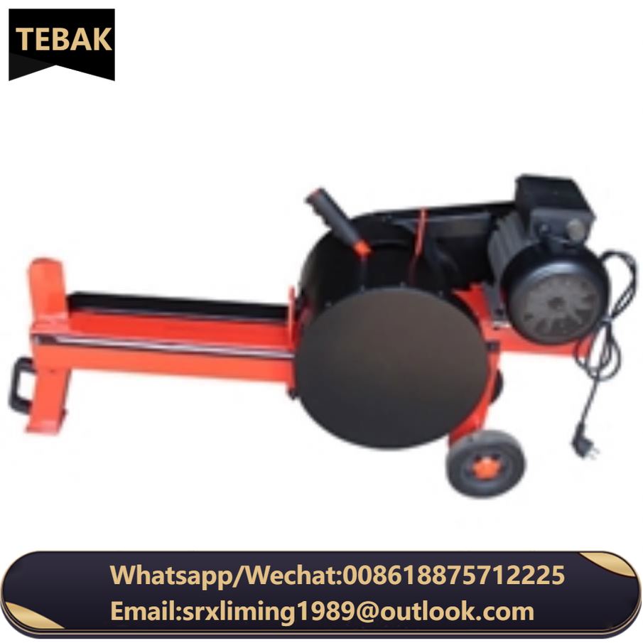 TEBAK CX-27 Gasoline/Electric Hydraulic Wood Log Splitter Forestry Machinery Kinetic Tractor Log Splitter Machine