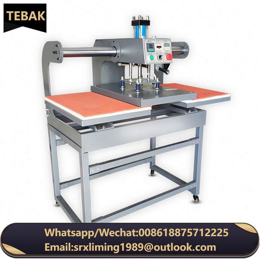 TEBAK Hydraulic Automatic Heating Pressing Machine 40x60 Dual Station High Pressure Printing Press Heat Transfer