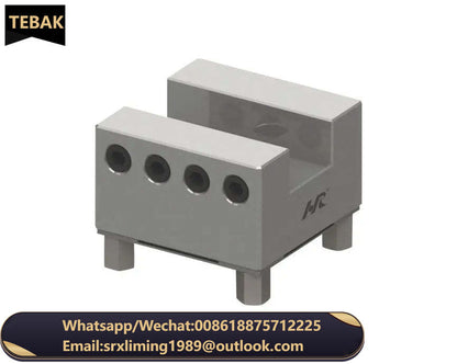 Position Fixture ER Fixture U-shaped Groove Stainless Steel Clip Brass Spark Machine Electrode Clip Copper Male Seat