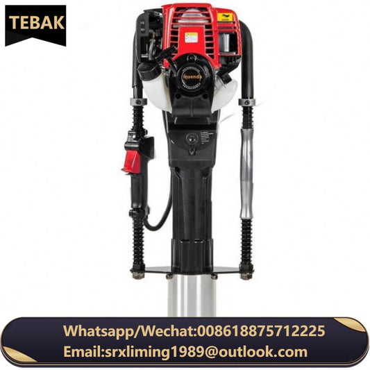 Factory Wholesale 80mm Post Driver DPD-80 Gasoline Hand Fence Post Pile Driver Screw Piling Petrol Tools