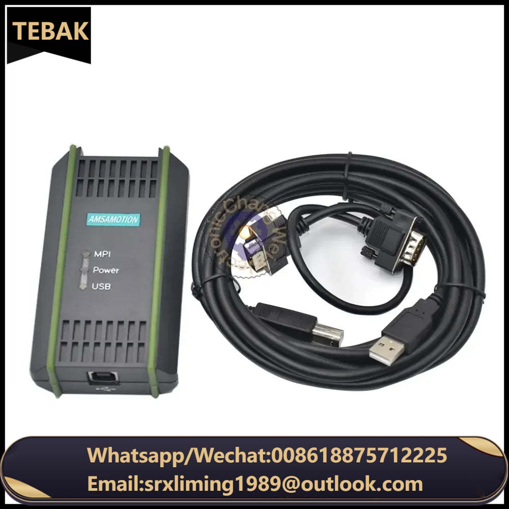 CNC 6ES7972-0CB20-0XA0 PC Adapter USB Cable PLC For Siemens S7-200/300/400 RS485 Profibus MPI/PPI 9-pin