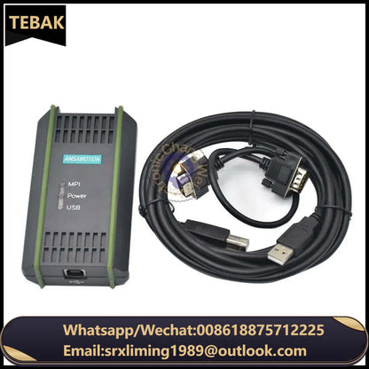 CNC 6ES7972-0CB20-0XA0 PC Adapter USB Cable PLC For Siemens S7-200/300/400 RS485 Profibus MPI/PPI 9-pin