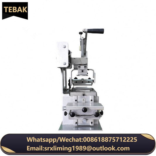 TEBAK Plastic Shell Pen Sun Glasses Clothes Easy to Operate Hockey Pucks Pad Printer Manual 1 Color Pad Printing Machine