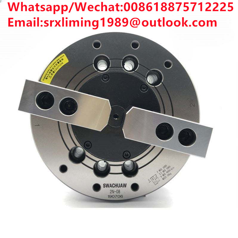 2 Jaw Lathe Chuck 6/8/10/12 Inch 2 Jaw Dynamic Non Through Hole Hydraulic Chuck Power Chuck for CNC Lathe Machine