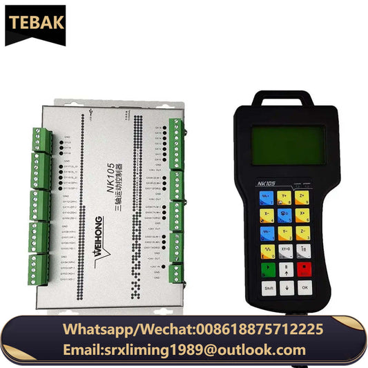 TEBAK CNC Router NK105 G2 NK105 G3 Handle Engraving Machine Motion Control System 3-axis CNC Controller