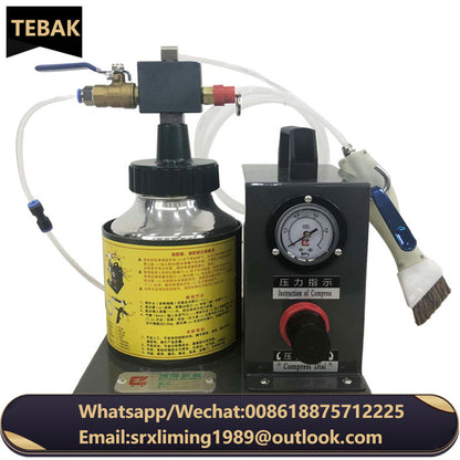 Automatic Pneumatic Double Head Glue Filling Machine Spray Machine Shoe Leather Brush Glue Machine