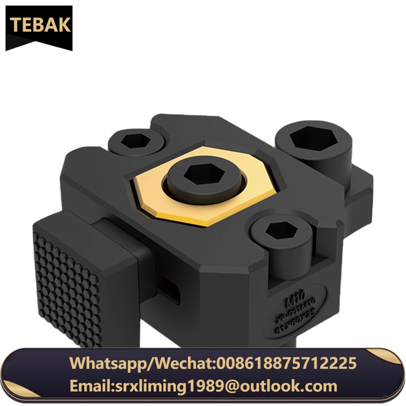 Cheap M6/8/10 Ok Vise Wedge clamps Modular Wedge Clamping element Single Vice Pneumatic Locking Block Side Pressure Positioning