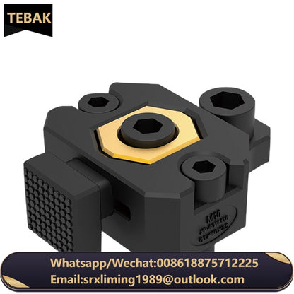 Cheap M6/8/10 Ok Vise Wedge clamps Modular Wedge Clamping element Single Vice Pneumatic Locking Block Side Pressure Positioning