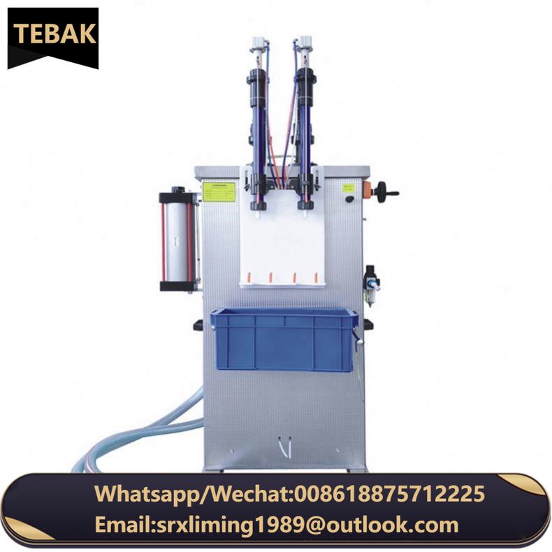 TEBAK Shampoo Cleaner Corrosive Bottling Double Head Corrosive Liquid Sterilization Water Liquid Bottle Oil Filling Machine