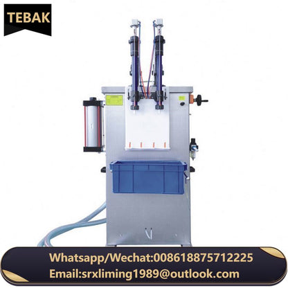 TEBAK Shampoo Cleaner Corrosive Bottling Double Head Corrosive Liquid Sterilization Water Liquid Bottle Oil Filling Machine