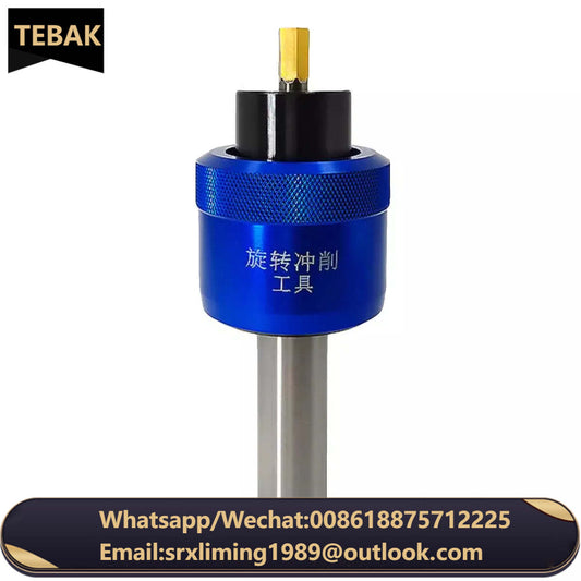 Straight Shank 8.0mm Hexagonal Squareal CT08 CT16 Rotary Broach Punch Holder British System C16/C20/C22/C25/C32 for Lathe