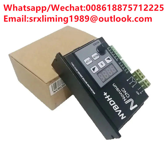 CNC milling machine spindle NVBDH + NVBDL brushless DC motor matching drive with controller 400W digital display
