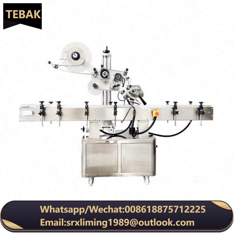 TEBAK SY-300 Fully Automatic Plastic Paper Pouch Sticker Labeling Machine New Automatic Corner Labeling Machine