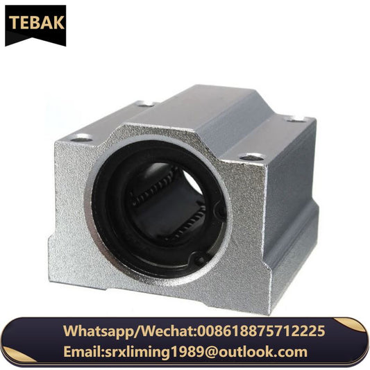 TEBAK D-18 Linear Bearings Shaft Slide Block Bearing SCS6UU SC8UU SCS10UU SCS12UU SCS16UU SC20UU SC25UU SCS30UU SCS35UU SCS40UU