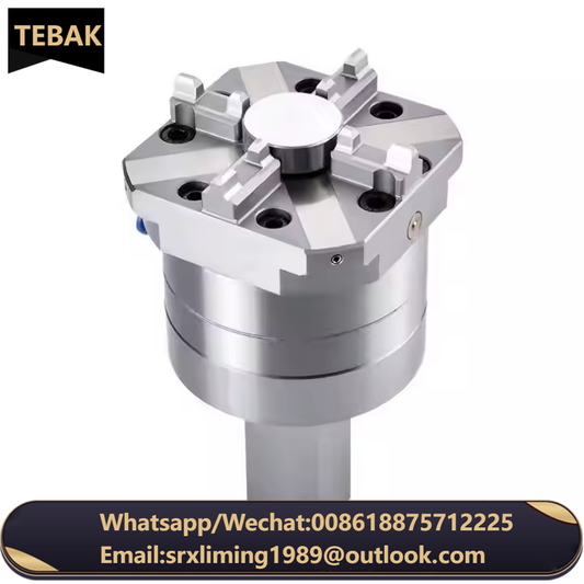 TEBAK Selling Precision 80*80 mm Pneumatic Auto Chuck for Machining Center