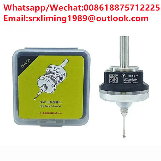 V6 Anti-roll 3D Touch Probe Edge Finder Finds The Center of The Desktop CNC Probe Compatible with Mach3 and Grbl